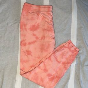 Pink Tie Dye Jogger Sweatpants